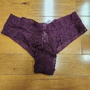Victoria's Secret Lace Burgundy Intimates